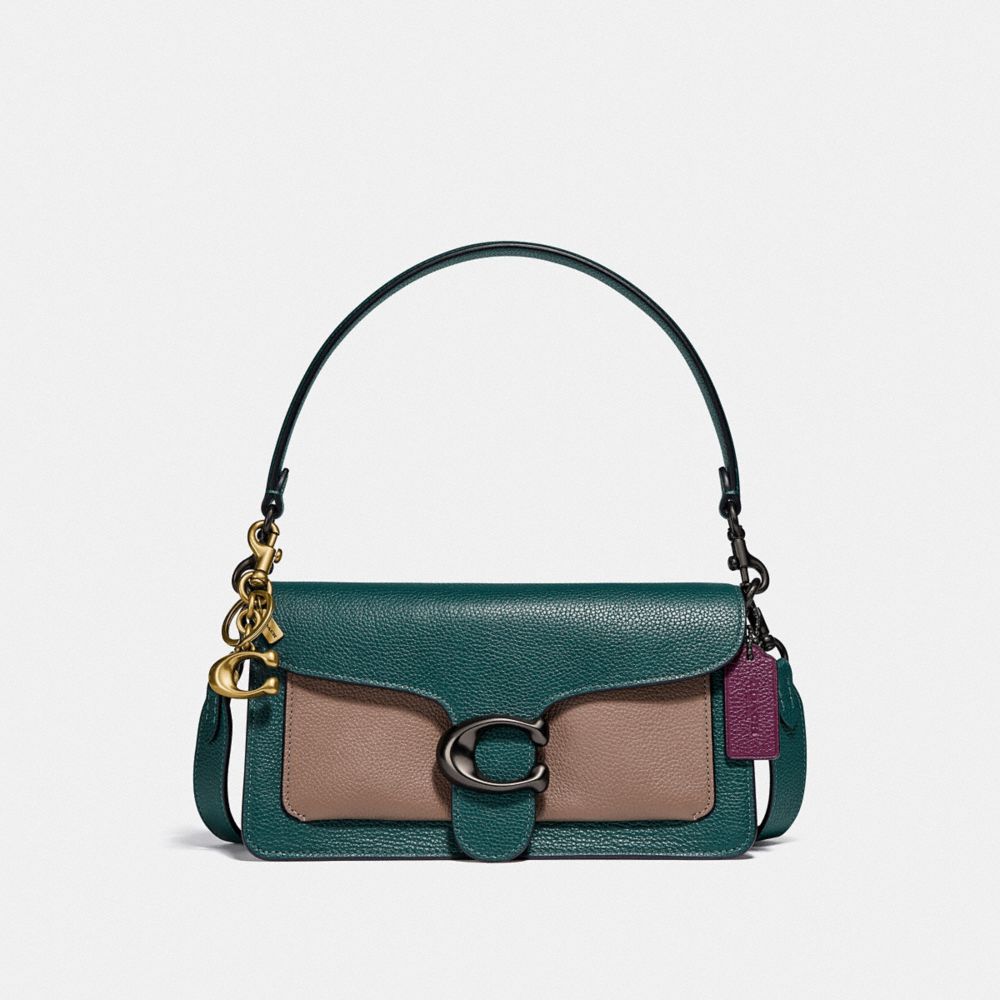 COACH®,Tabby Shoulder Bag 26 In Colorblock,,Angle View