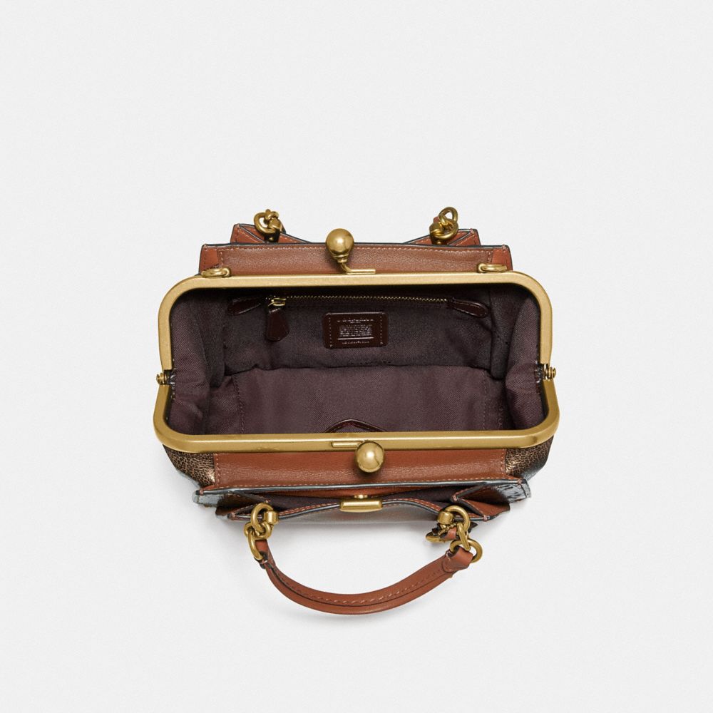 COACH® | Kisslock Dreamer 21 With Snakeskin Detail