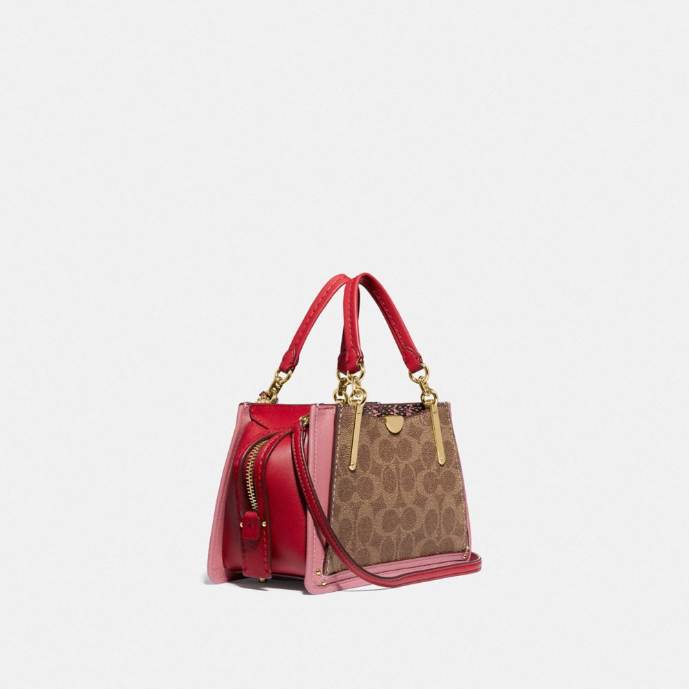 Coach dreamer 21 in signature canvas with on sale whipstitch