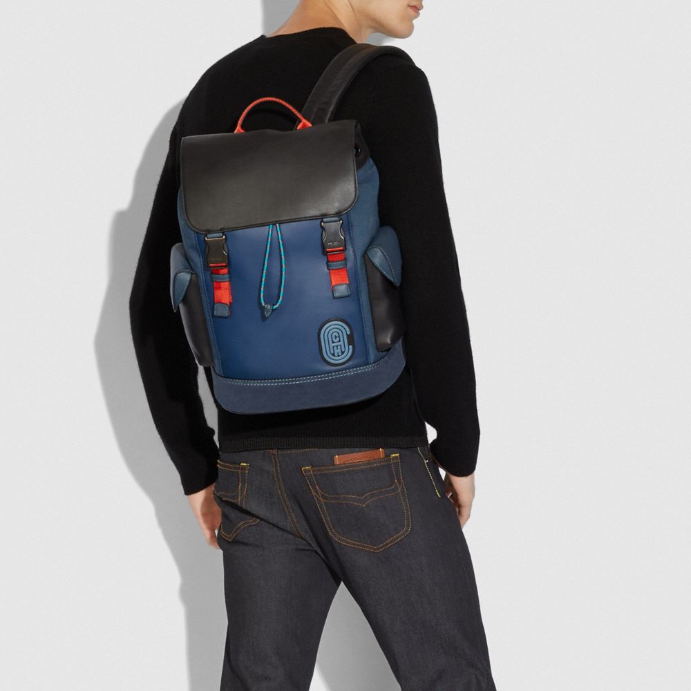 COACH Rivington Backpack In Colorblock With Coach Patch