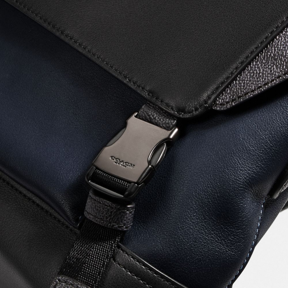 Coach ◆ 76151 Rivington bike bag with signature canvas COACH® Outlet | Rivington Bike Bag In Signature Leather
