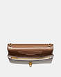COACH®,CONVERTIBLE BELT BAG WITH QUILTING AND RIVETS,Leather,Brass/Chalk,Inside View,Top View