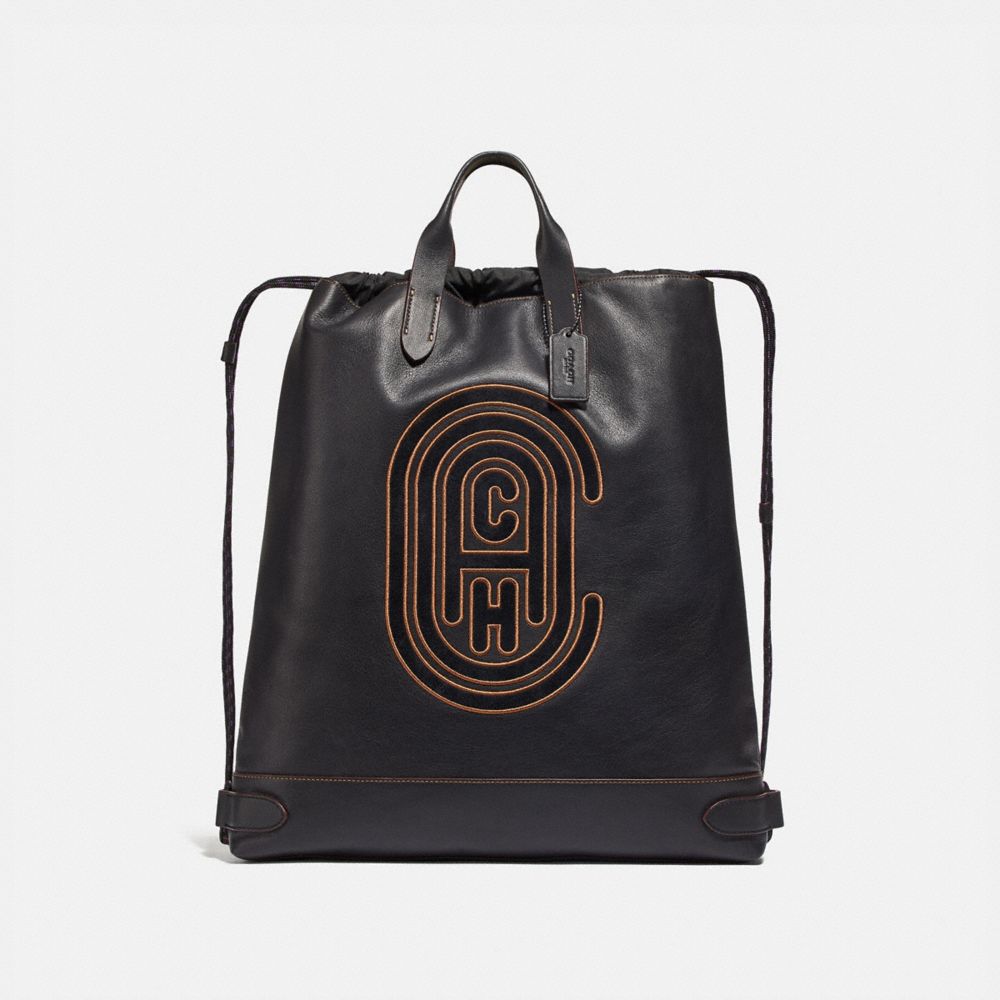 Coach drawstring backpacks sale