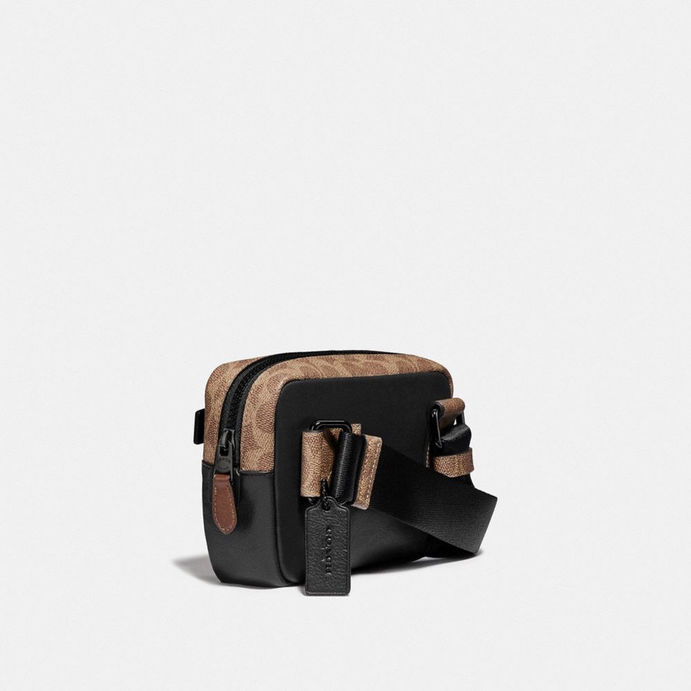 Academy L Pack With Signature Canvas Blocking And Coach Patch