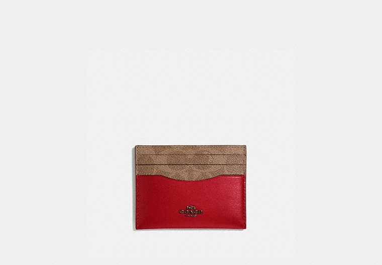 Card Case In Colorblock Signature Canvas image number 0