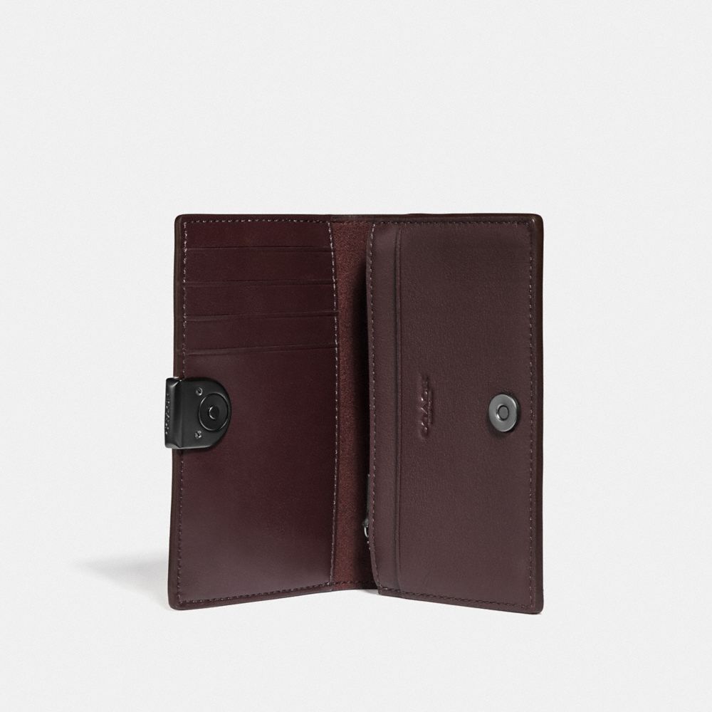 COACH®,Dreamer Card Case In Colorblock,,Inside View,Top View