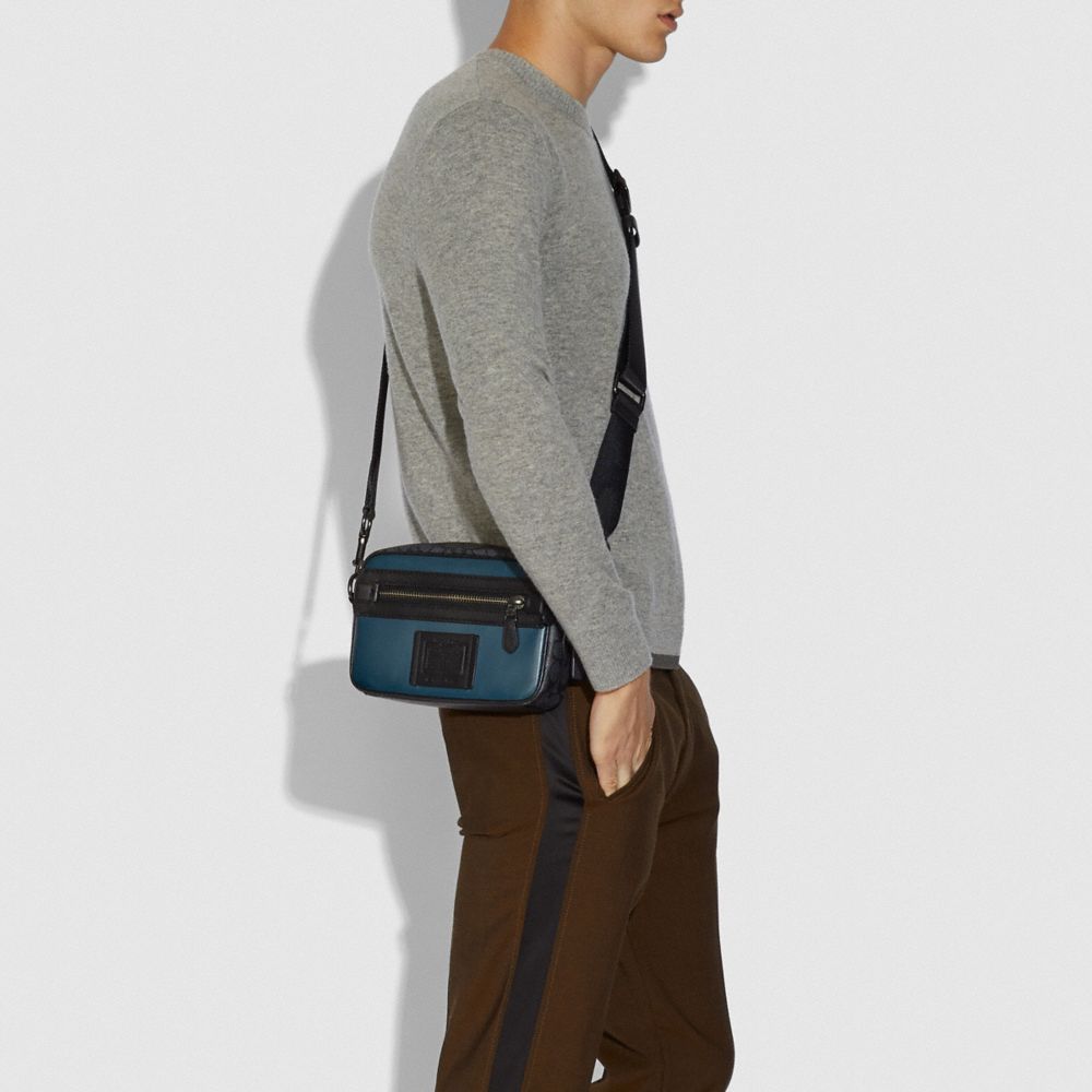 Academy Crossbody With Signature Canvas Blocking