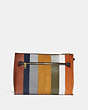 Large Charlie Pouch With Patchwork Stripes