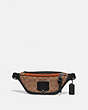 COACH®,RIVINGTON BELT BAG 7 IN SIGNATURE CANVAS,pvc,Small,Black Copper/Khaki,Front View