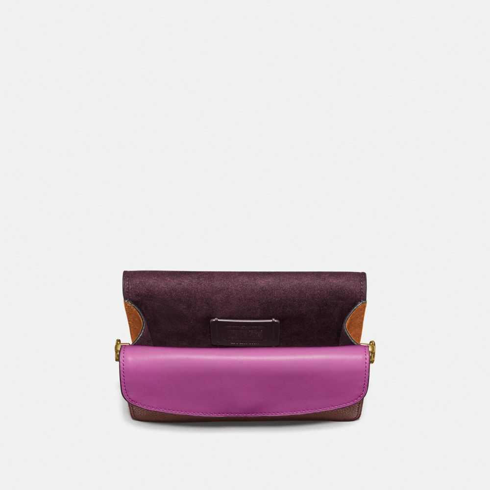 COACH®,Tabby Crossbody Bag In Colorblock,,Inside View,Top View