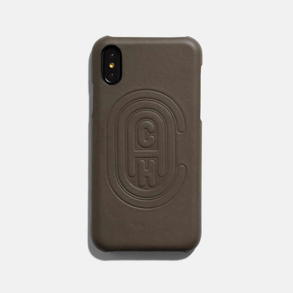 Coque Iphone X/Xs Avec Patch Coach