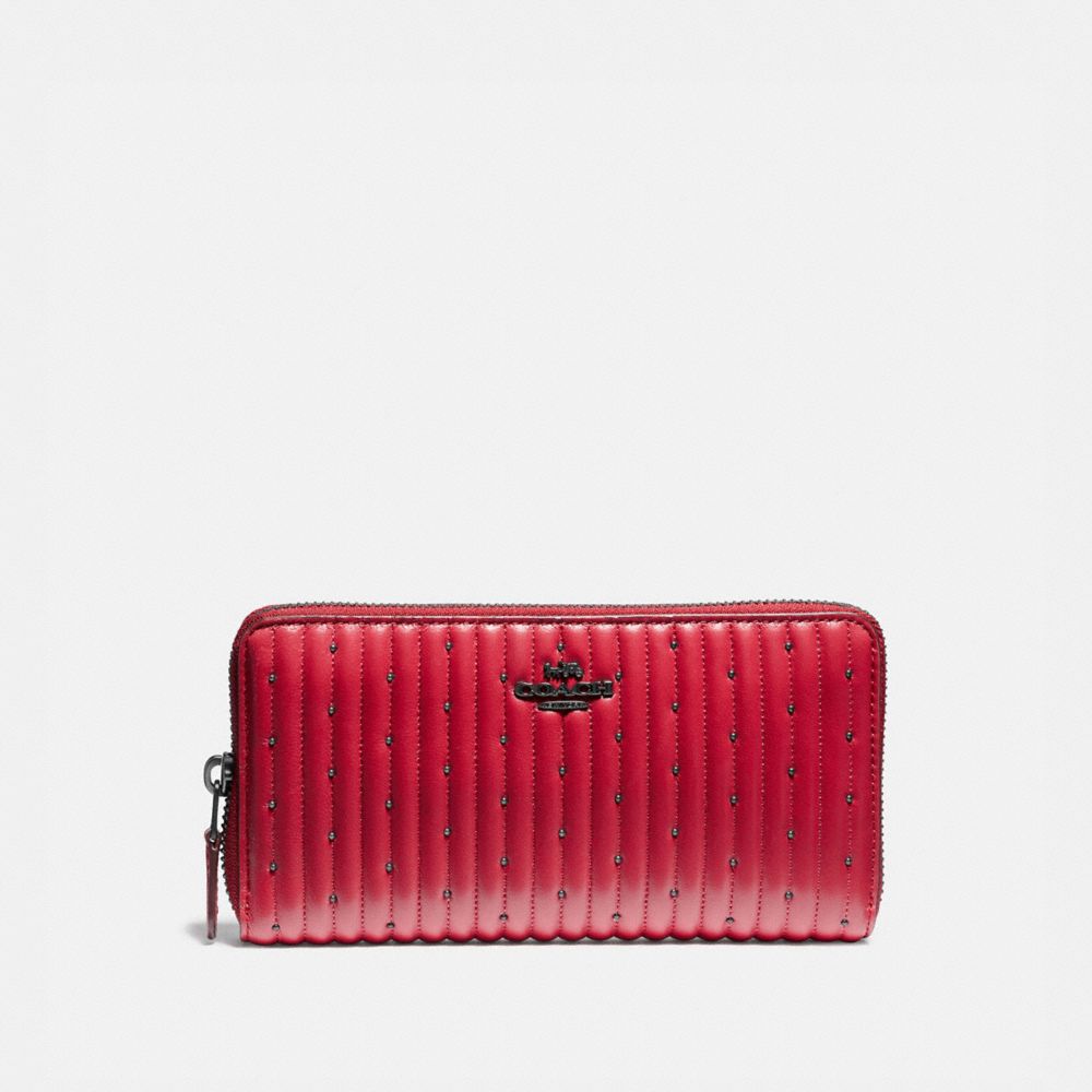 Coach accordion zip wallet sale