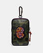 Hybrid Pouch 10 With Camo Print And Kaffe Fassett Coach Patch