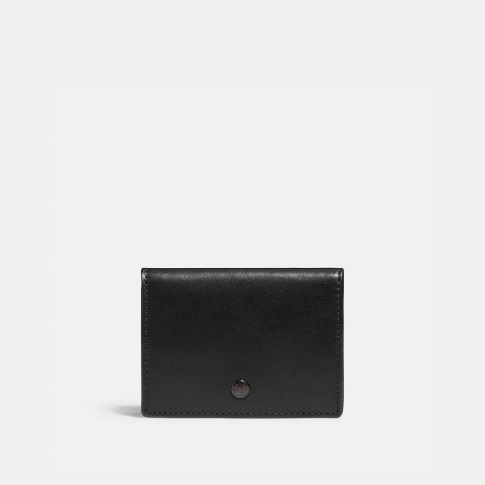 COACH®,トライフォールド オリガミ コイン ウォレット,ミニ財布(二つ/三つ折り),ﾌﾞﾗｯｸ