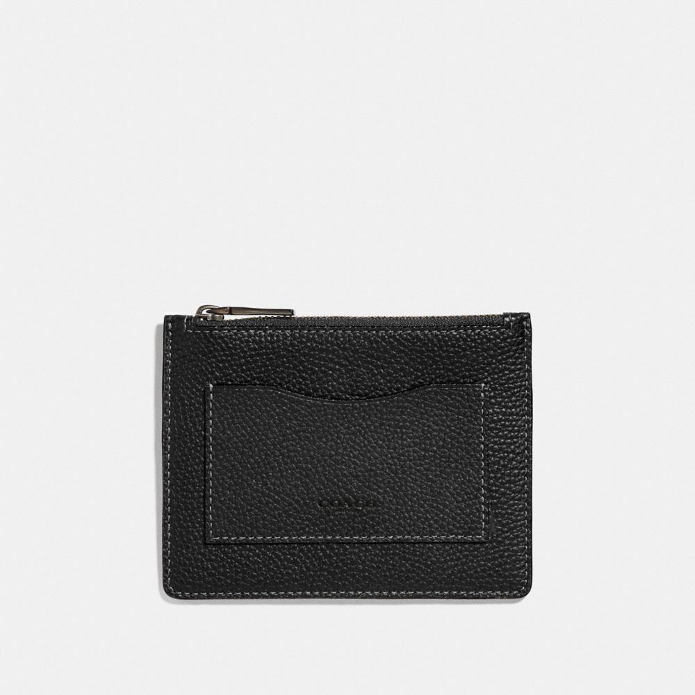 Black coach best sale card holder