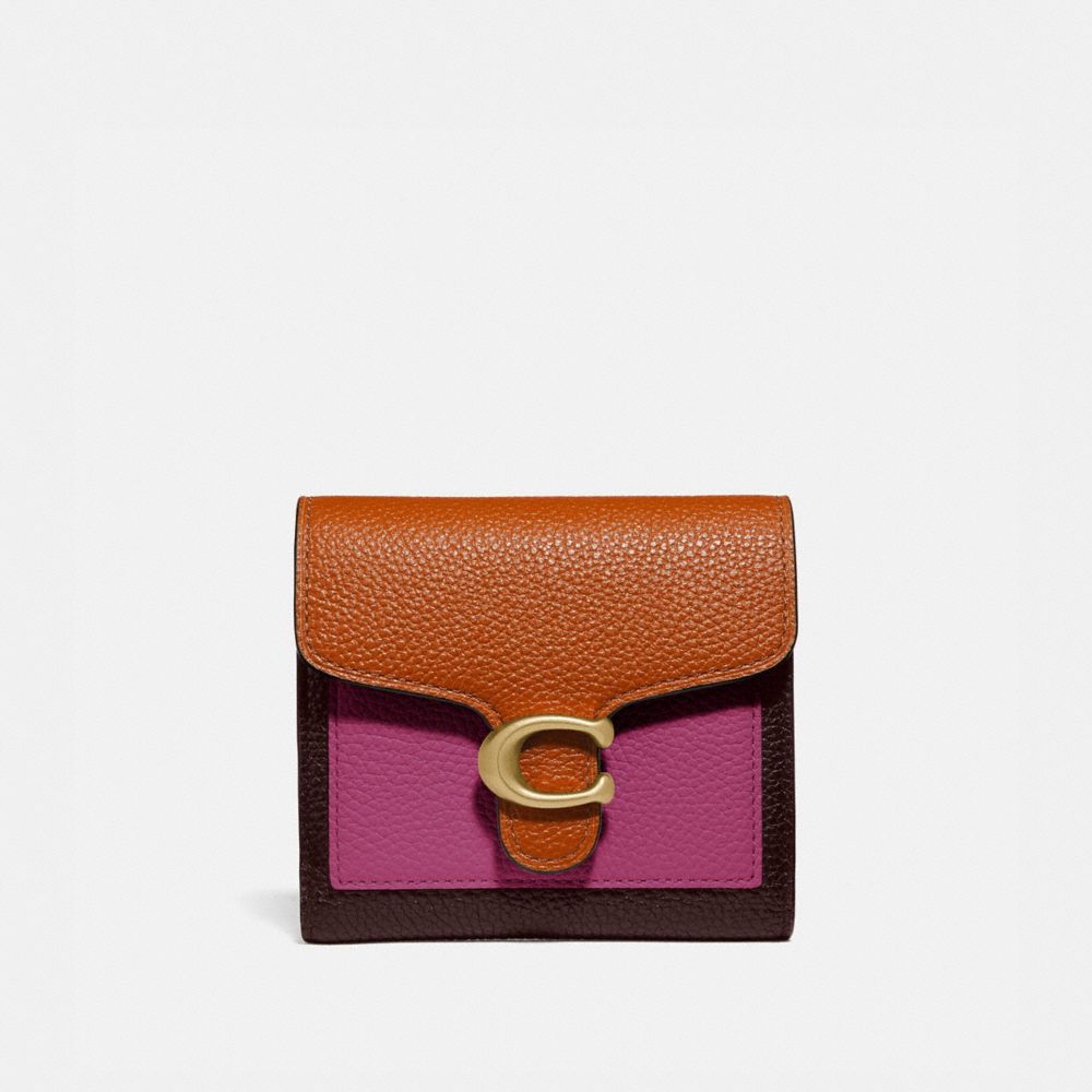 Coach tabby small wallet in colorblock sale