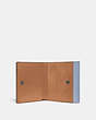 COACH®,TABBY SMALL WALLET IN COLORBLOCK,Leather,Pewter/Twilight Multi,Inside View,Top View