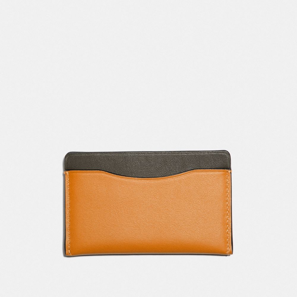 Small Card Case In Colorblock With Coach Patch