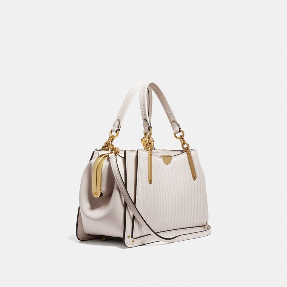 COACH®,Kisslock Dreamer 21 With Quilting And Rivets,,Angle View