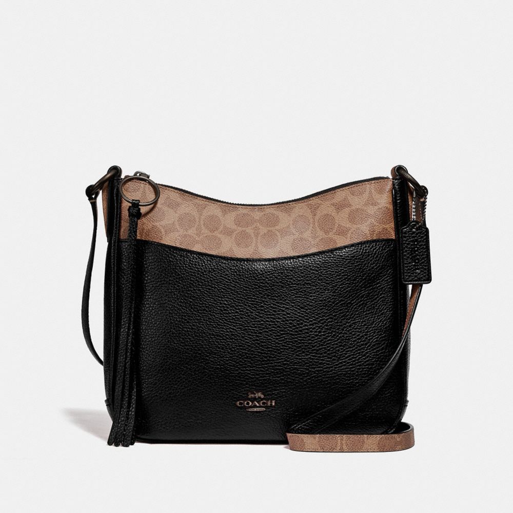 Coach chaise crossbody on sale in signature canvas