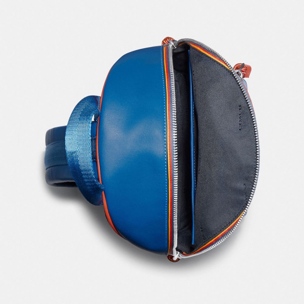 COACH®,Academy Pack With Varsity Zipper,,Inside View,Top View