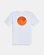 COACH®,DREAM IT REAL T-SHIRT,cotton,White,Front View