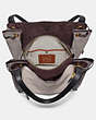 COACH®,HARMONY HOBO IN COLORBLOCK SNAKESKIN,Leather,Medium,Brass/Chalk Multi,Inside View,Top View