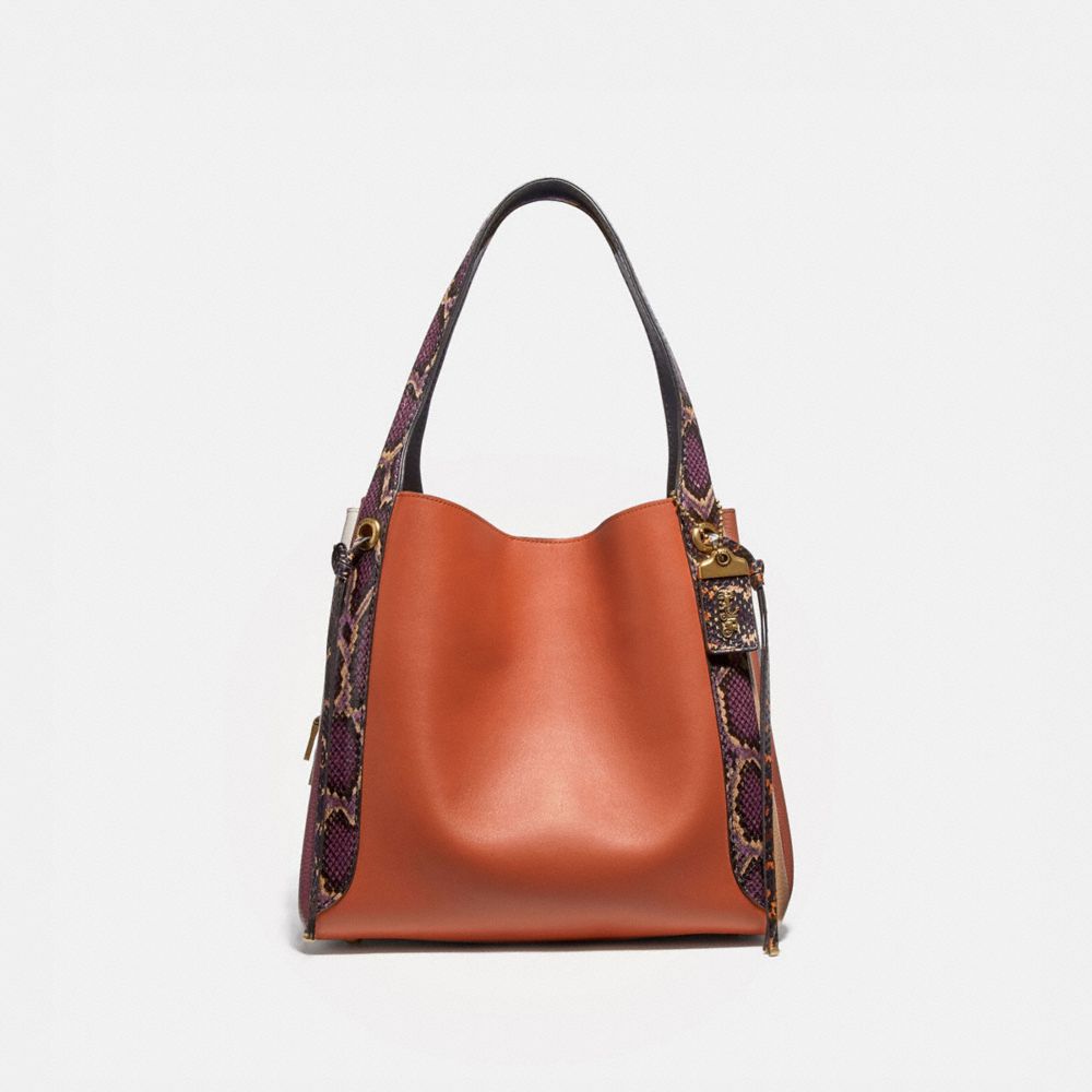 COACH Harmony Hobo In Colorblock Snakeskin