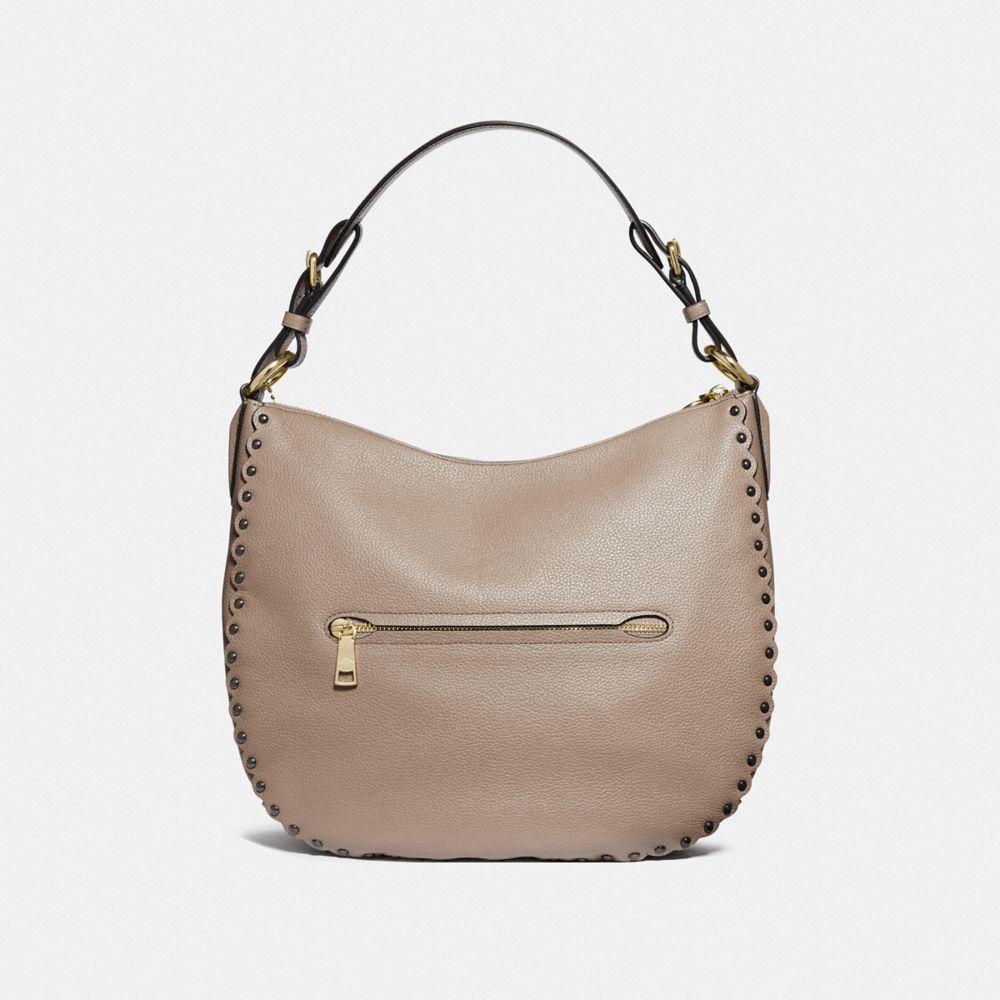 COACH®,Sutton Hobo With Scallop Rivets,,Back View