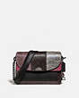 COACH®,DREAMER SHOULDER BAG IN SNAKESKIN,Leather,Medium,Multicolor/Pewter,Front View