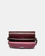 COACH®,DREAMER SHOULDER BAG IN SNAKESKIN,Leather,Medium,Multicolor/Pewter,Inside View,Top View