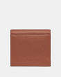 COACH®,TABBY SMALL WALLET,Pebbled Leather,Brass/1941 Saddle,Back View