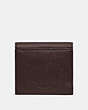 COACH®,TABBY SMALL WALLET,Pebbled Leather,Brass/Oxblood,Back View