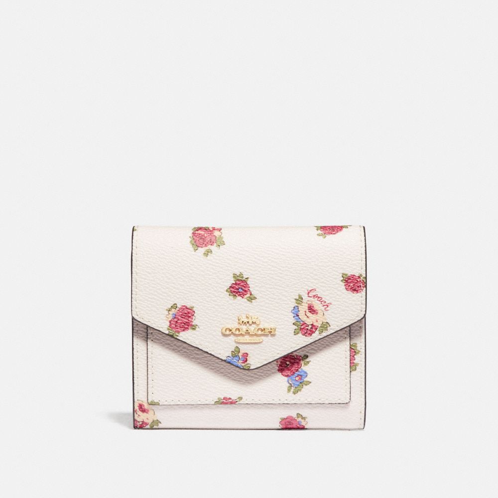 Coach Small Wallet With Floral Print