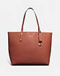 COACH®,CENTRAL TOTE 39,Smooth Leather,Large,Gold/1941 Saddle,Front View