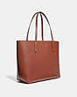 COACH®,CENTRAL TOTE 39,Smooth Leather,Large,Gold/1941 Saddle,Angle View
