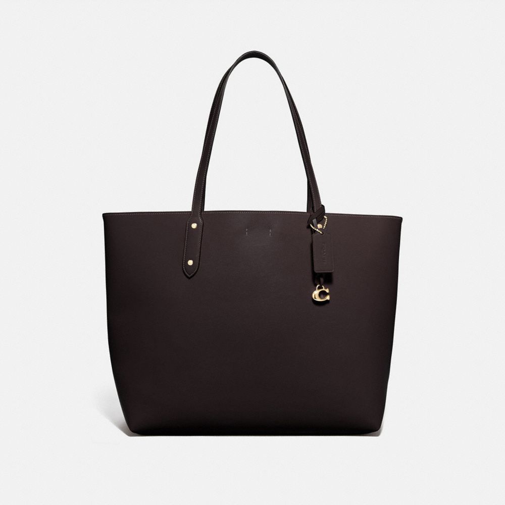 Coach central leather tote sale