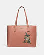 Disney X Coach Central Tote With Zip With Thumper Motif