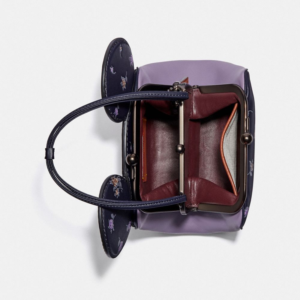 COACH®,Disney X Coach Minnie Mouse Kisslock Bag,,Inside View,Top View