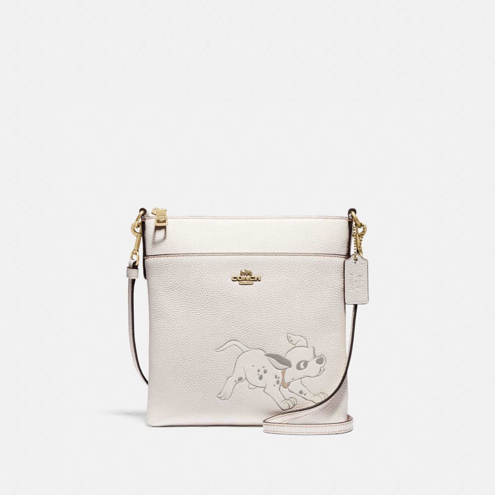 COACH Disney X Coach Kitt Messenger Crossbody With Dalmatian Motif COACH