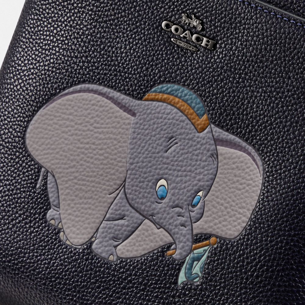 Disney X Coach Kitt Messenger Crossbody With Dumbo Motif