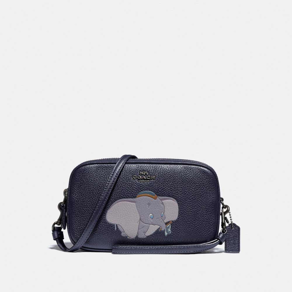 COACH Disney X Coach Sadie Crossbody Clutch With Dumbo Motif