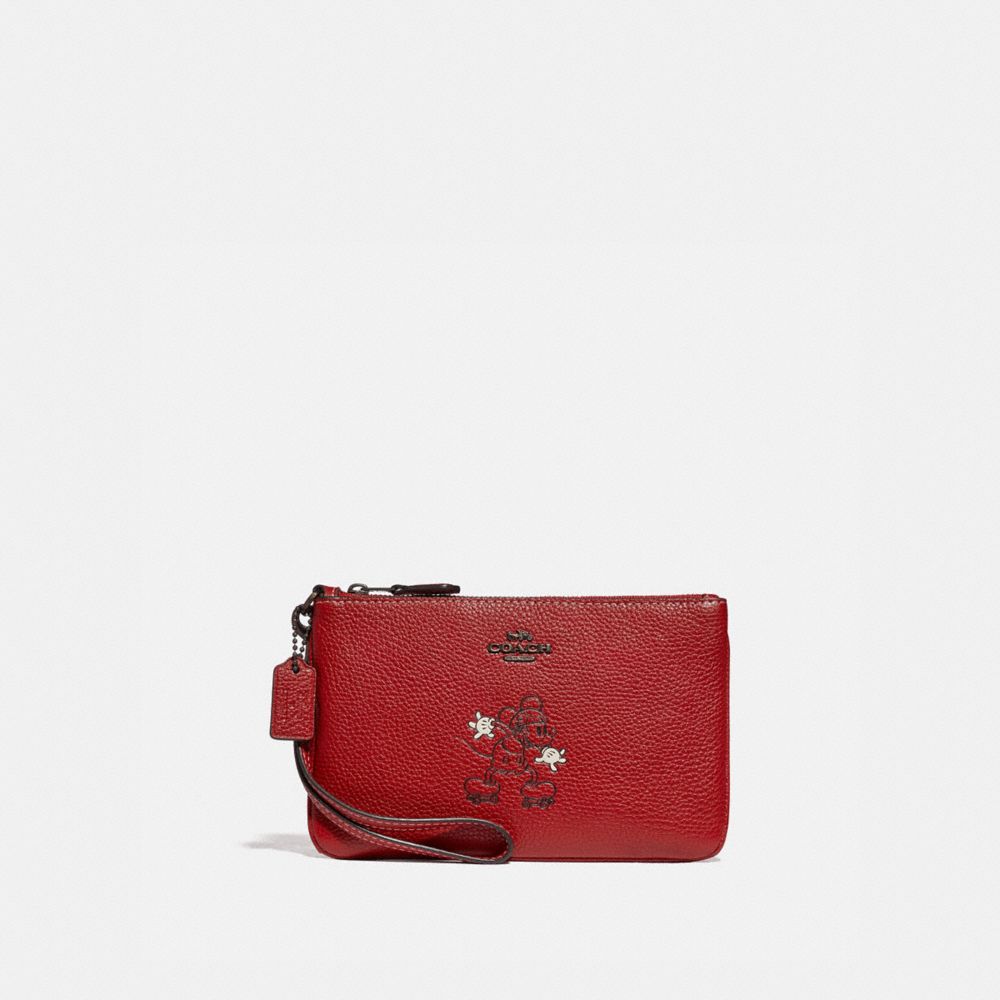 COACH Metallic Small Wristlet