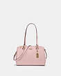COACH®,ETTA CARRYALL,Leather,Gold/Blossom,Front View