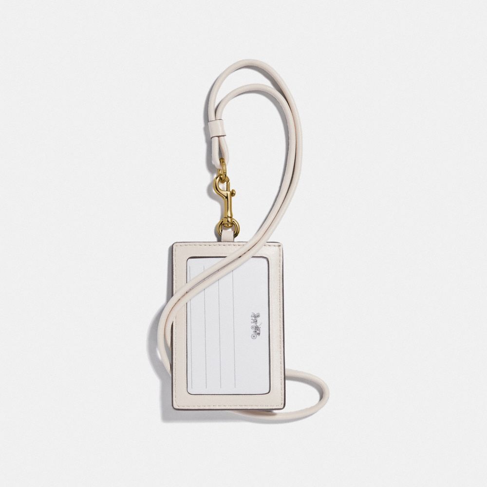 Id Lanyard With Vintage Rosebud Print