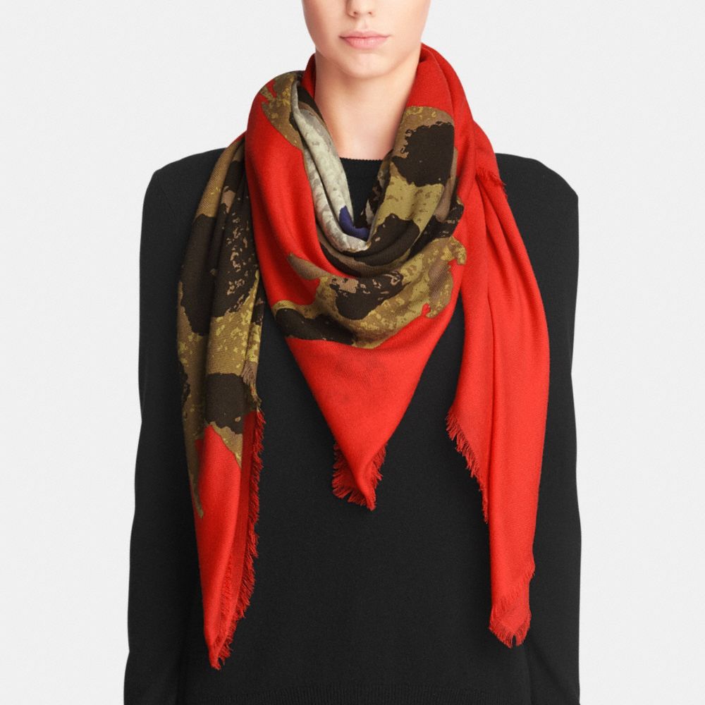 Coach X Baseman Buster Le Fauve Carré Oversize