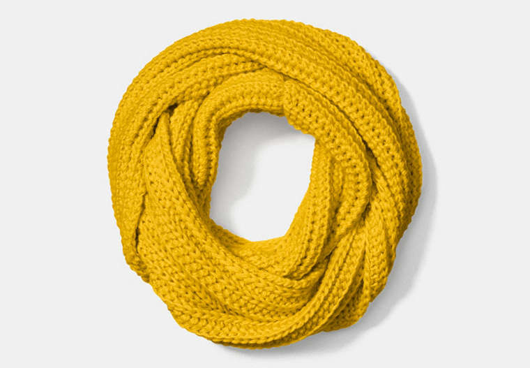 Solid Chunky Infinity Scarf