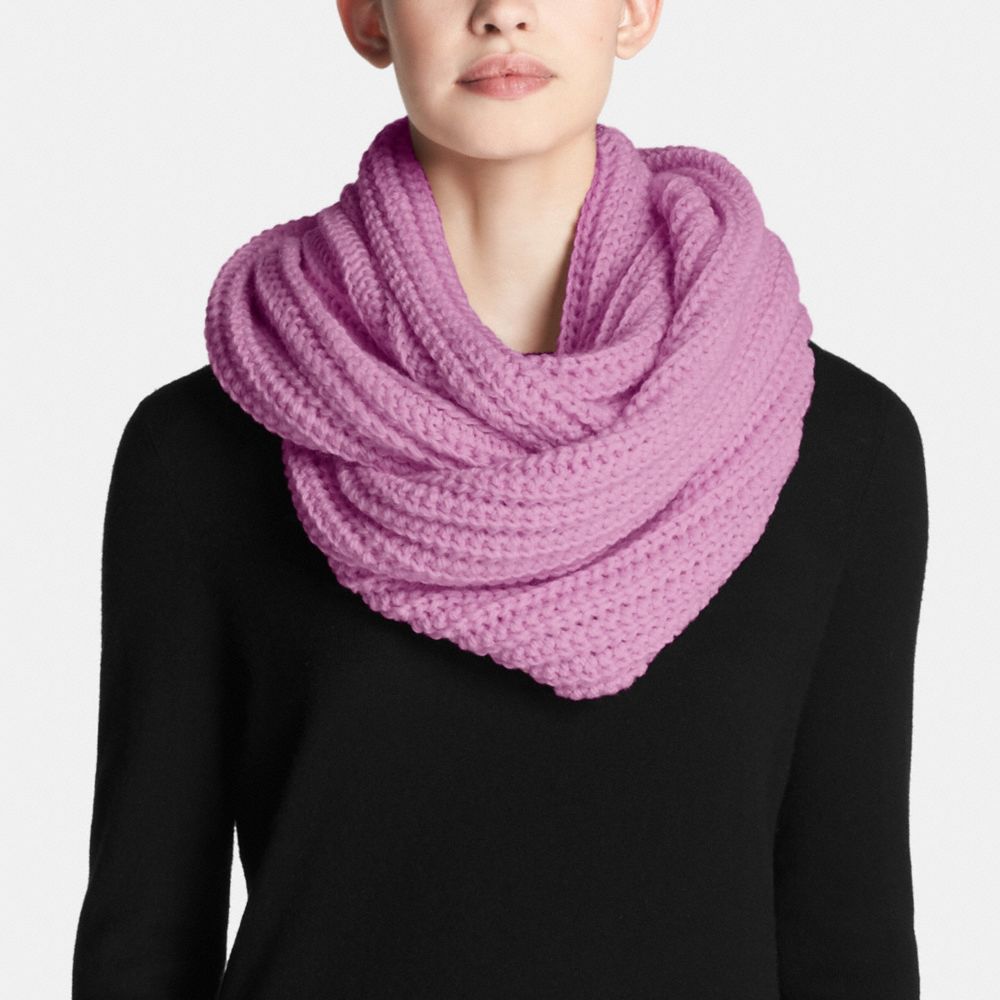 Solid Chunky Infinity Scarf