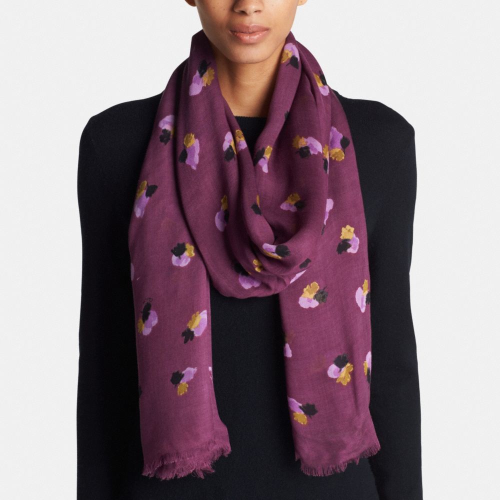 Field Floral Oblong Scarf