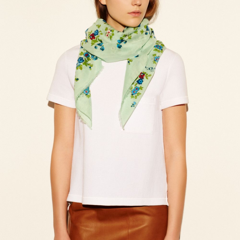 Floral Oblong Scarf